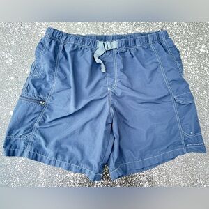 COLUMBIA SPORTSWEAR Omni-Shade Swim Trunks XXL Navy